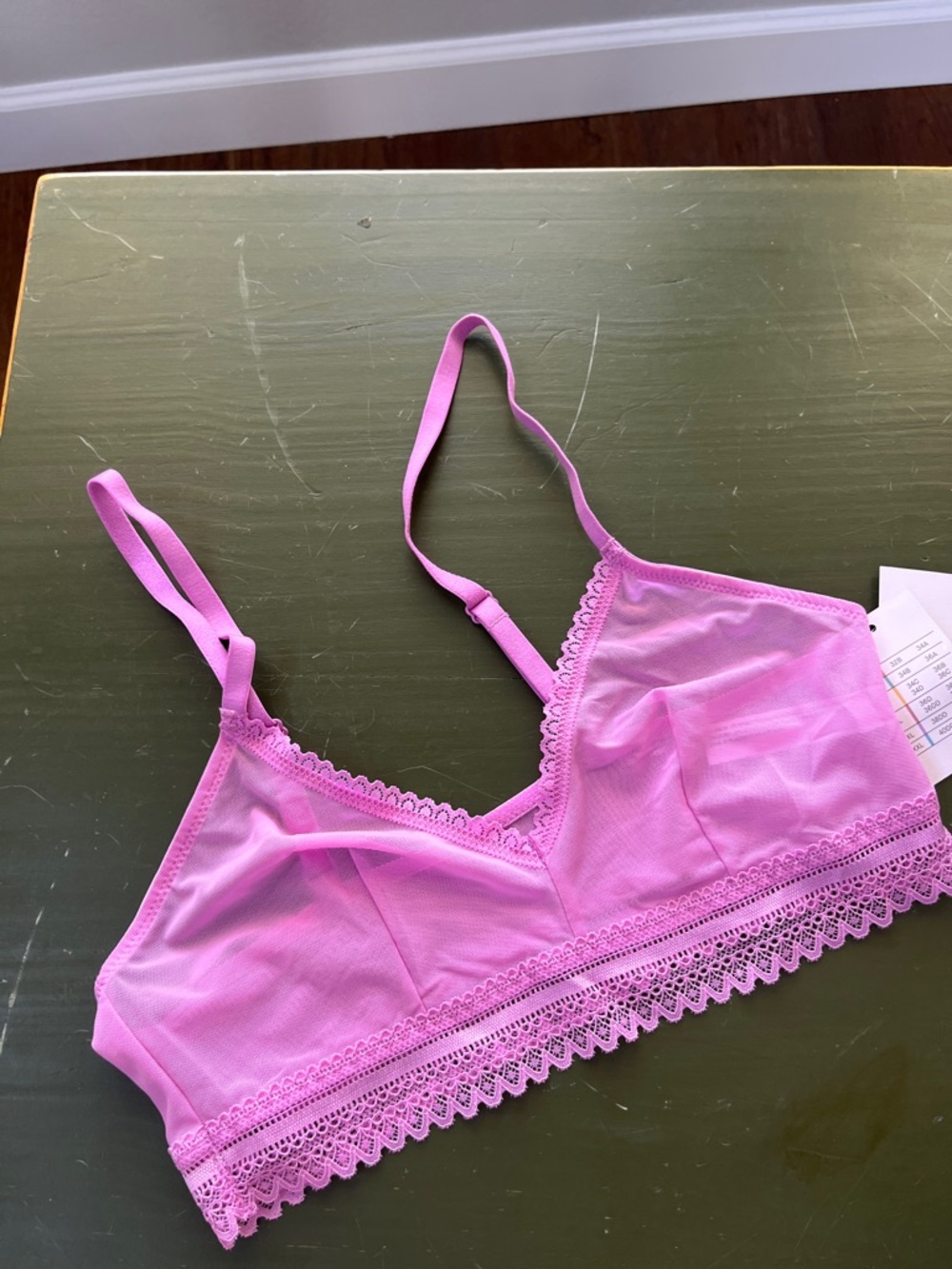 Mauve Lace Trim Bralette - Women Intimates & Sleepwear